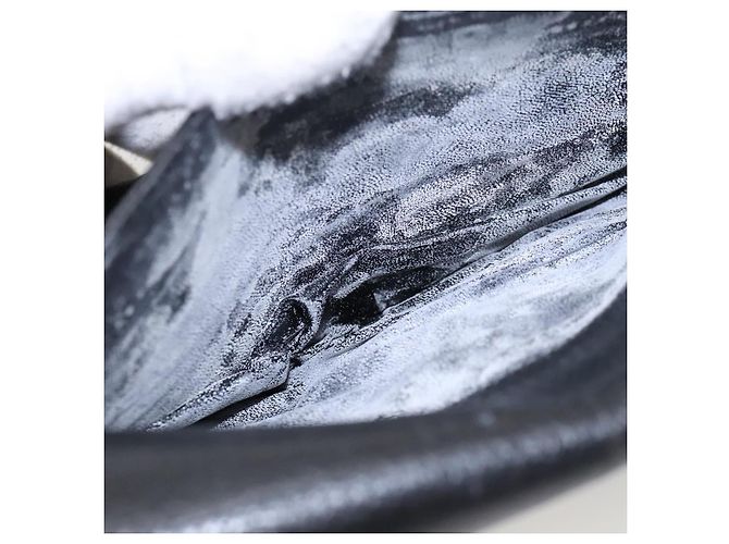 Autre Marque Borsa a spalla Burberrys in pelle nera e oro Auth ep8502 Nero D'oro - vista 18