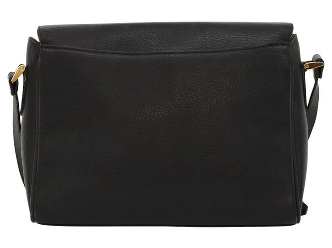 Autre Marque Borsa a spalla Burberrys in pelle nera e oro Auth ep8502 Nero D'oro - vista 2