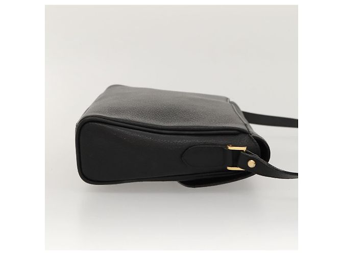Autre Marque Borsa a spalla Burberrys in pelle nera e oro Auth ep8502 Nero D'oro - vista 3