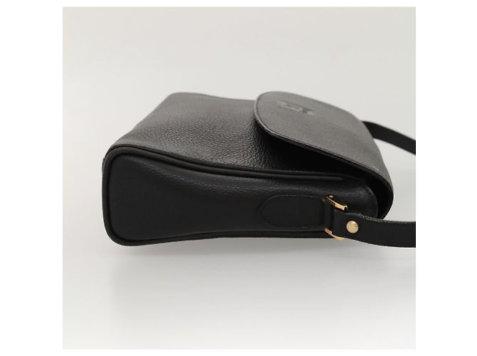 Autre Marque Borsa a spalla Burberrys in pelle nera e oro Auth ep8502 Nero D'oro - vista 4