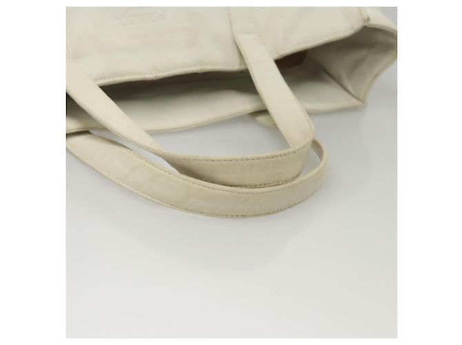 PRADA Borsa a mano in pelle bianca Auth 117223 Bianco - vista 8