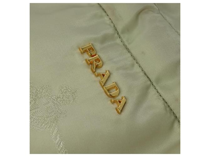 Borsa a Spalla PRADA Nylon Beige Oro Auth MX164 D'oro - vista 17