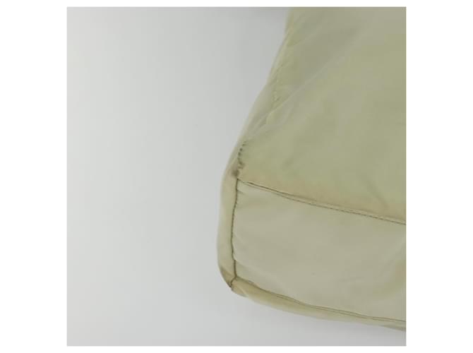Borsa a Spalla PRADA Nylon Beige Oro Auth MX164 D'oro - vista 9