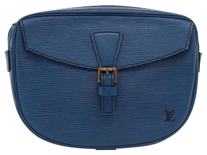 LOUIS VUITTON Epi June Feuille Shoulder Bag Blue M52155 LV Auth KD477 - view 13