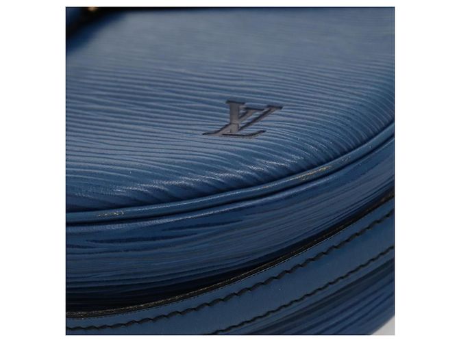 LOUIS VUITTON Epi June Feuille Shoulder Bag Blue M52155 LV Auth KD477 - view 15