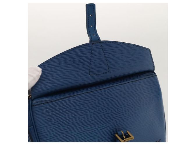 LOUIS VUITTON Epi June Feuille Shoulder Bag Blue M52155 LV Auth KD477 - view 18