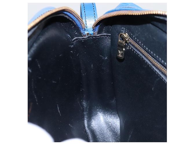 LOUIS VUITTON Epi June Feuille Shoulder Bag Blue M52155 LV Auth KD477 - view 20
