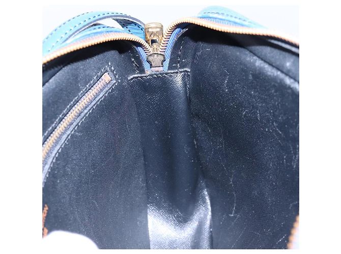 LOUIS VUITTON Epi June Feuille Shoulder Bag Blue M52155 LV Auth KD477 - view 21
