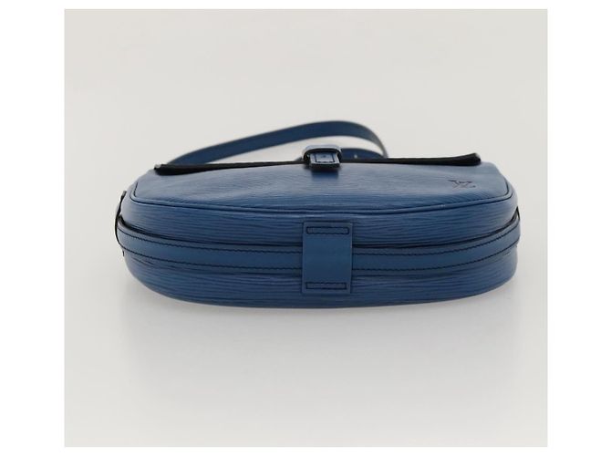 LOUIS VUITTON Epi June Feuille Shoulder Bag Blue M52155 LV Auth KD477 - view 5