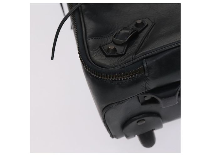 Valigia BALENCIAGA Pelle Khaki Auth mr1172 Cachi - vista 18