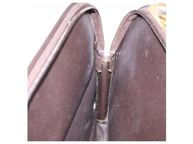 Borsa a spalla in tela Trotter Christian Dior marrone oro Auth ep8530 D'oro - vista 20