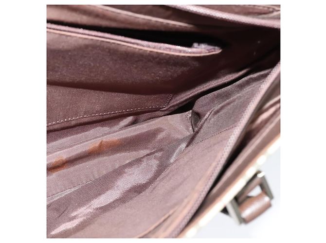Burberry Nova Check Tote Bag aus Canvas Beige Silber Authentisch KD427 - Ansicht 17