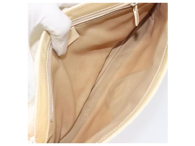 Borsa a Spalla GG Canvas GUCCI Beige Argento 001 3823 Auth BD1514 - vista 11