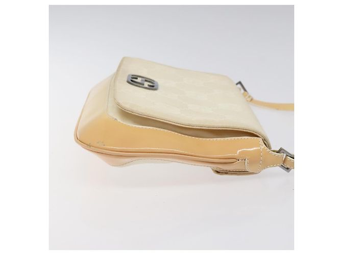 Borsa a Spalla GG Canvas GUCCI Beige Argento 001 3823 Auth BD1514 - vista 3