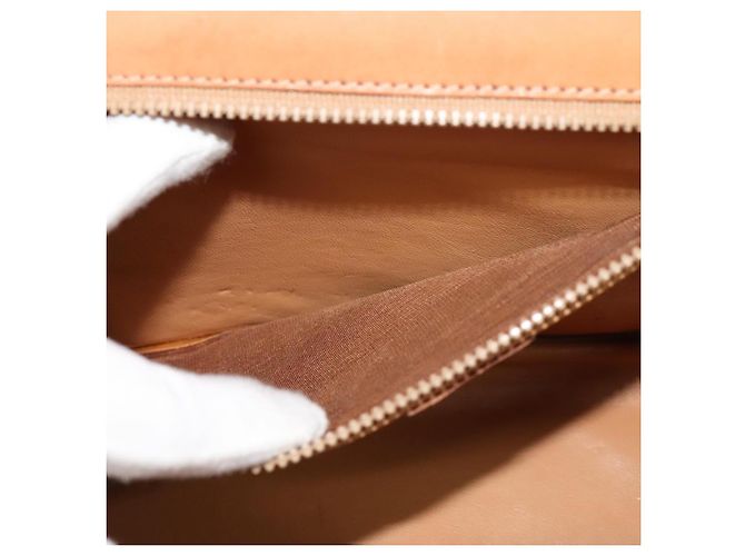 Céline Borsa a mano in tela Macadam CELINE in pelle PVC 2 in 1 marrone oro Auth BD1624 D'oro - vista 23