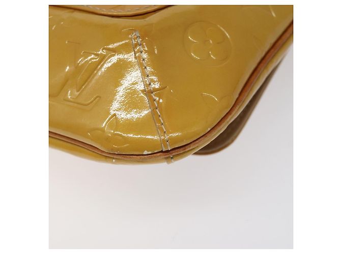 LOUIS VUITTON Borsa Thompson Street Monogram Vernis Beige M91301 LV Auth KD355 - vista 10