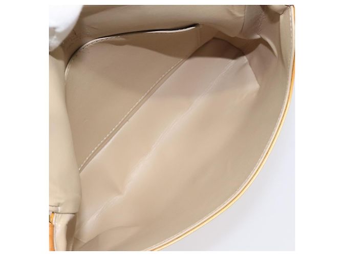 LOUIS VUITTON Borsa Thompson Street Monogram Vernis Beige M91301 LV Auth KD355 - vista 11