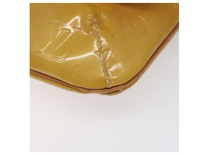 LOUIS VUITTON Borsa Thompson Street Monogram Vernis Beige M91301 LV Auth KD355 - vista 14
