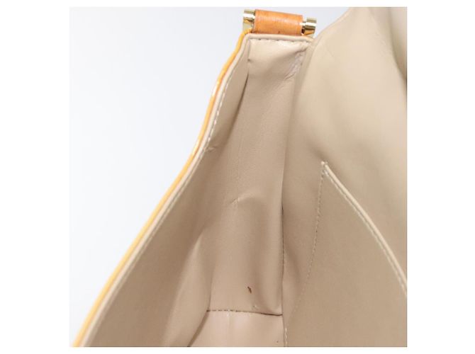 LOUIS VUITTON Borsa Thompson Street Monogram Vernis Beige M91301 LV Auth KD355 - vista 20