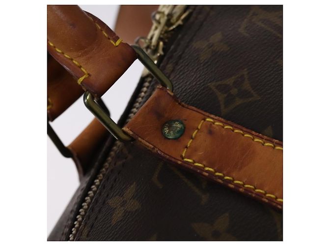 LOUIS VUITTON Monogram Keepall 55 Borsa Boston M41424 LV Auth BD1339 Monogramma - vista 10