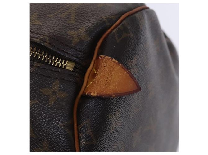 LOUIS VUITTON Monogram Keepall 55 Borsa Boston M41424 LV Auth BD1339 Monogramma - vista 17