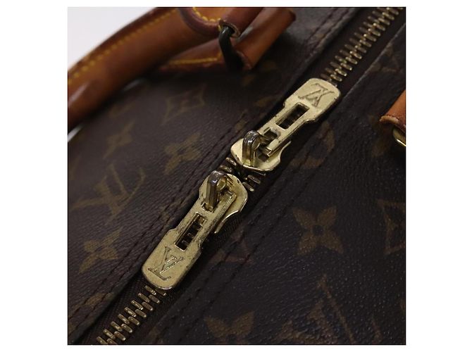LOUIS VUITTON Monogram Keepall 55 Borsa Boston M41424 LV Auth BD1339 Monogramma - vista 19