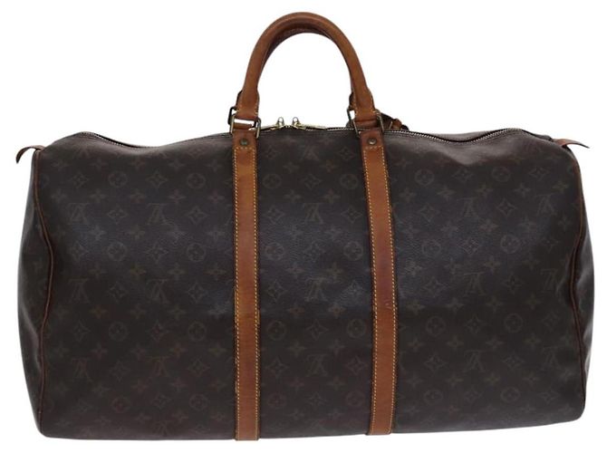 LOUIS VUITTON Monogram Keepall 55 Borsa Boston M41424 LV Auth BD1339 Monogramma - vista 2