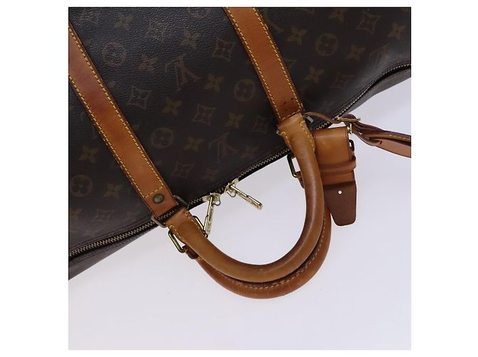 LOUIS VUITTON Monogram Keepall 55 Borsa Boston M41424 LV Auth BD1339 Monogramma - vista 7
