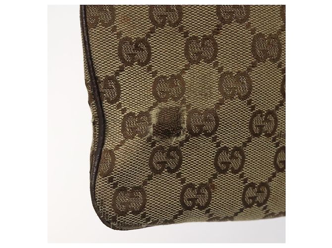 Borsa a Spalla in Tela GG GUCCI Beige Argento 113013 Auth bs24169 - vista 10