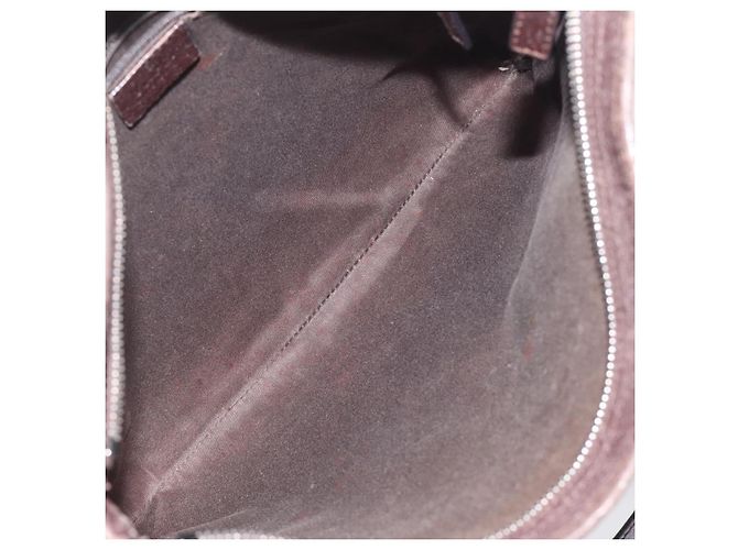 Borsa a Spalla in Tela GG GUCCI Beige Argento 113013 Auth bs24169 - vista 11