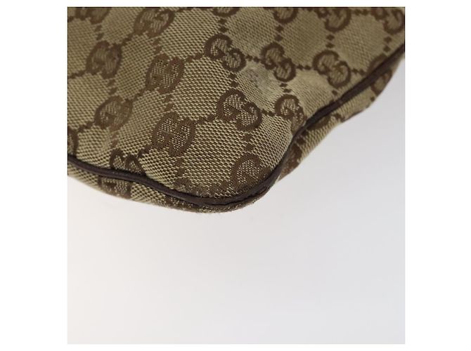 Borsa a Spalla in Tela GG GUCCI Beige Argento 113013 Auth bs24169 - vista 14
