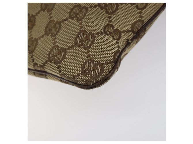 Borsa a Spalla in Tela GG GUCCI Beige Argento 113013 Auth bs24169 - vista 16