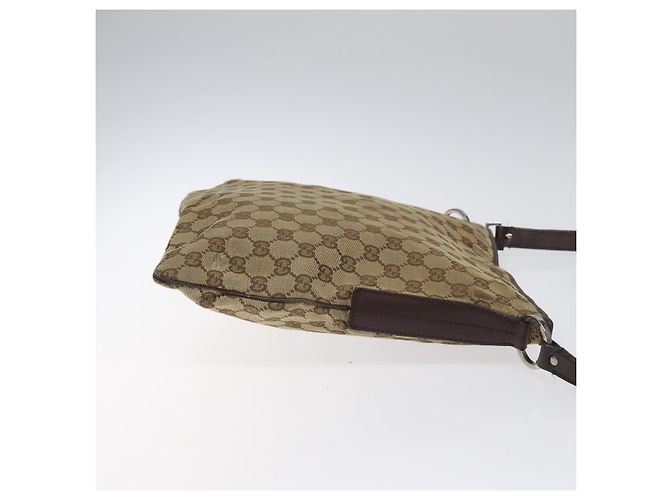 Borsa a Spalla in Tela GG GUCCI Beige Argento 113013 Auth bs24169 - vista 3