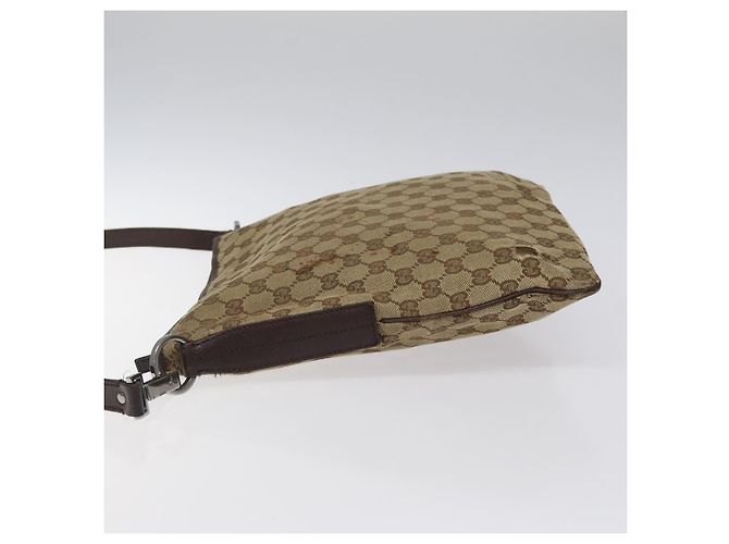 Borsa a Spalla in Tela GG GUCCI Beige Argento 113013 Auth bs24169 - vista 4