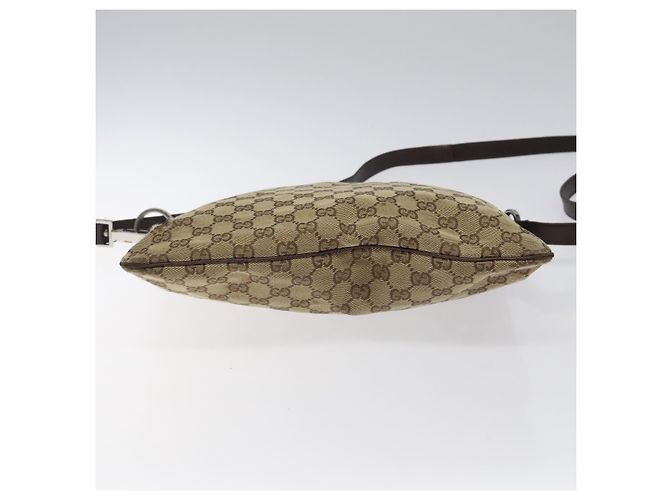Borsa a Spalla in Tela GG GUCCI Beige Argento 113013 Auth bs24169 - vista 5