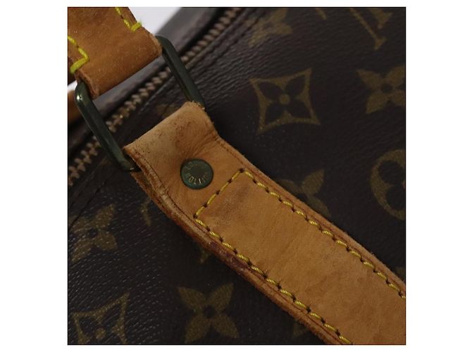 LOUIS VUITTON Monogram Keepall Bandouliere 60 Borsa Boston M41412 LV Auth 117009 Monogramma - vista 10