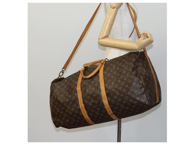 LOUIS VUITTON Monogram Keepall Bandouliere 60 Borsa Boston M41412 LV Auth 117009 Monogramma - vista 22