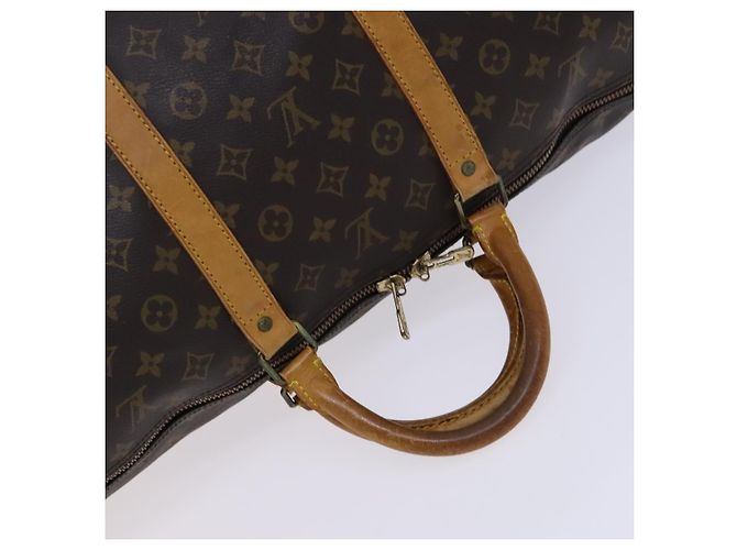 LOUIS VUITTON Monogram Keepall Bandouliere 60 Borsa Boston M41412 LV Auth 117009 Monogramma - vista 7