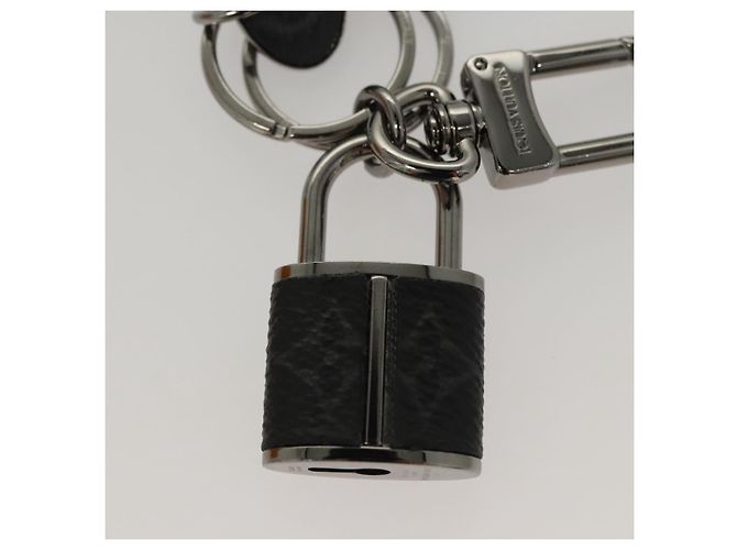 LOUIS VUITTON Monogram Eclipse Portachiavi LV Lock Charm M61951 LV Auth 116012 Monogramma - vista 5