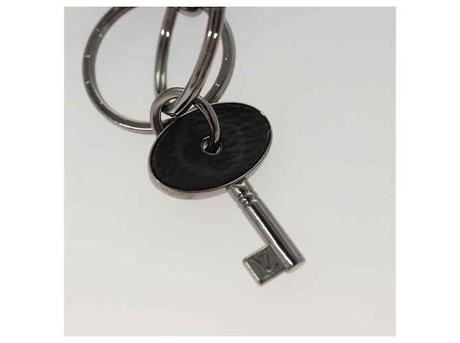 LOUIS VUITTON Monogram Eclipse Portachiavi LV Lock Charm M61951 LV Auth 116012 Monogramma - vista 8