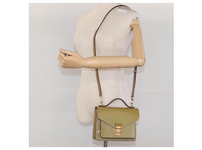LOUIS VUITTON Monogram Vernis Monceau BB Borsa 2way Velo Olive M91578 Auth BD1730 - vista 28