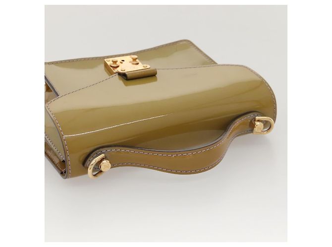 LOUIS VUITTON Monogram Vernis Monceau BB Borsa 2way Velo Olive M91578 Auth BD1730 - vista 8