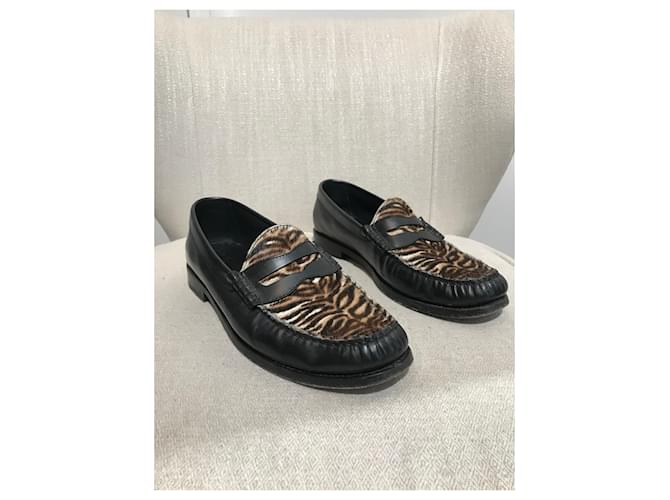 Céline Mule e zoccoli T.EU 41 in pelle CELINE Nero - vista 3