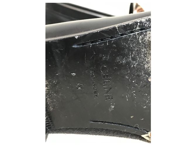 Céline Mule e zoccoli T.EU 41 in pelle CELINE Nero - vista 6