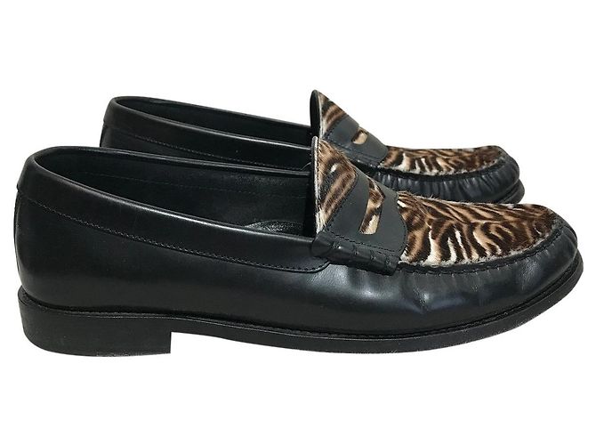 Céline Mule e zoccoli T.EU 41 in pelle CELINE Nero - vista 8