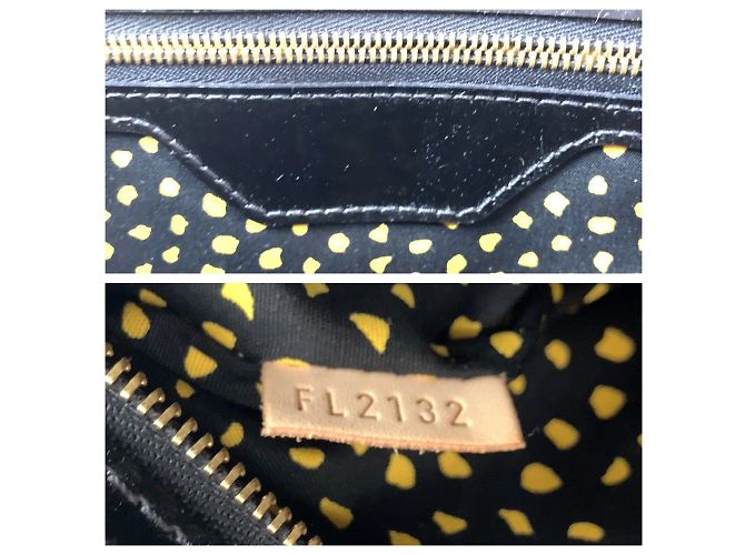 Bolsa Lockit MM Louis Vuitton Preto Amarelo - vista 4