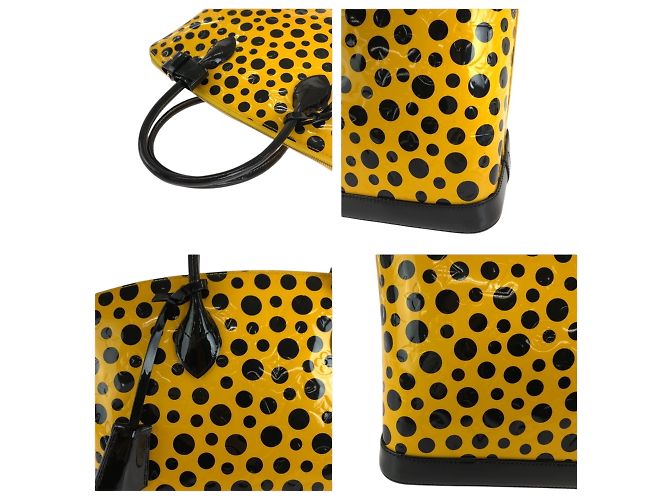 Bolsa Lockit MM Louis Vuitton Preto Amarelo - vista 5