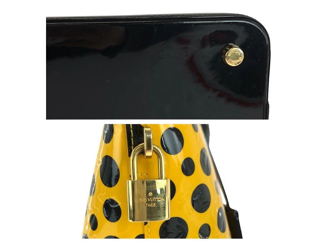 Bolsa Lockit MM Louis Vuitton Preto Amarelo - vista 6