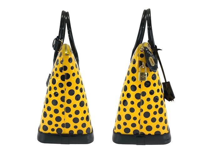Bolsa Lockit MM Louis Vuitton Preto Amarelo - vista 8