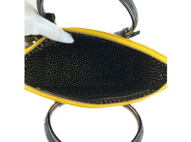 Bolsa Lockit MM Louis Vuitton Preto Amarelo - vista 9